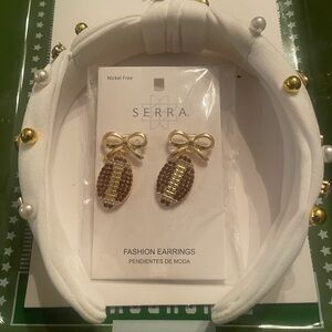 Serra headband and matching earrings